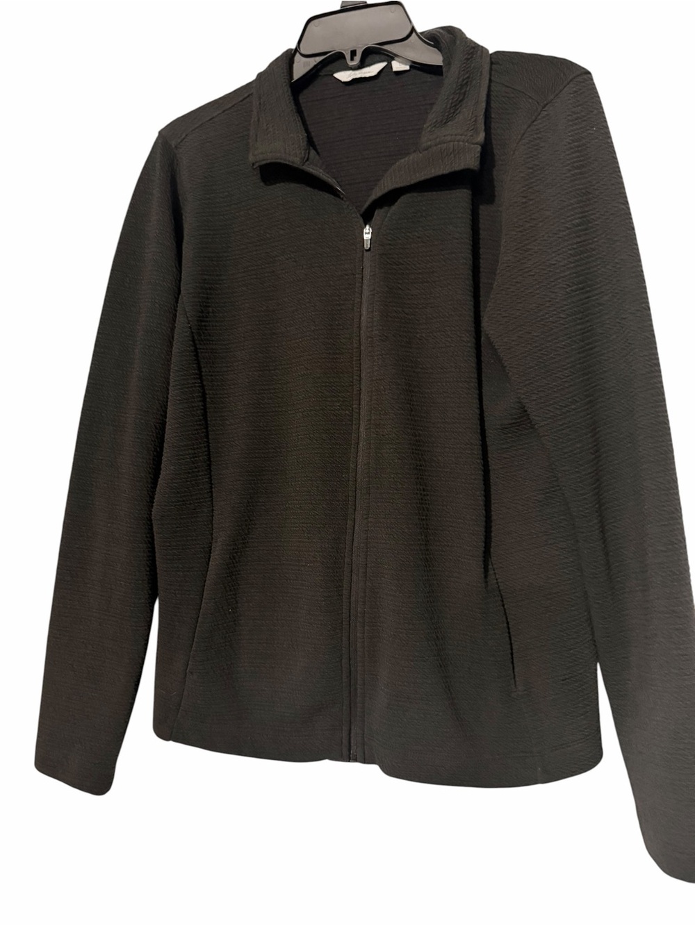 Lady Hagen Black Zip-Up Lightweight Jacket